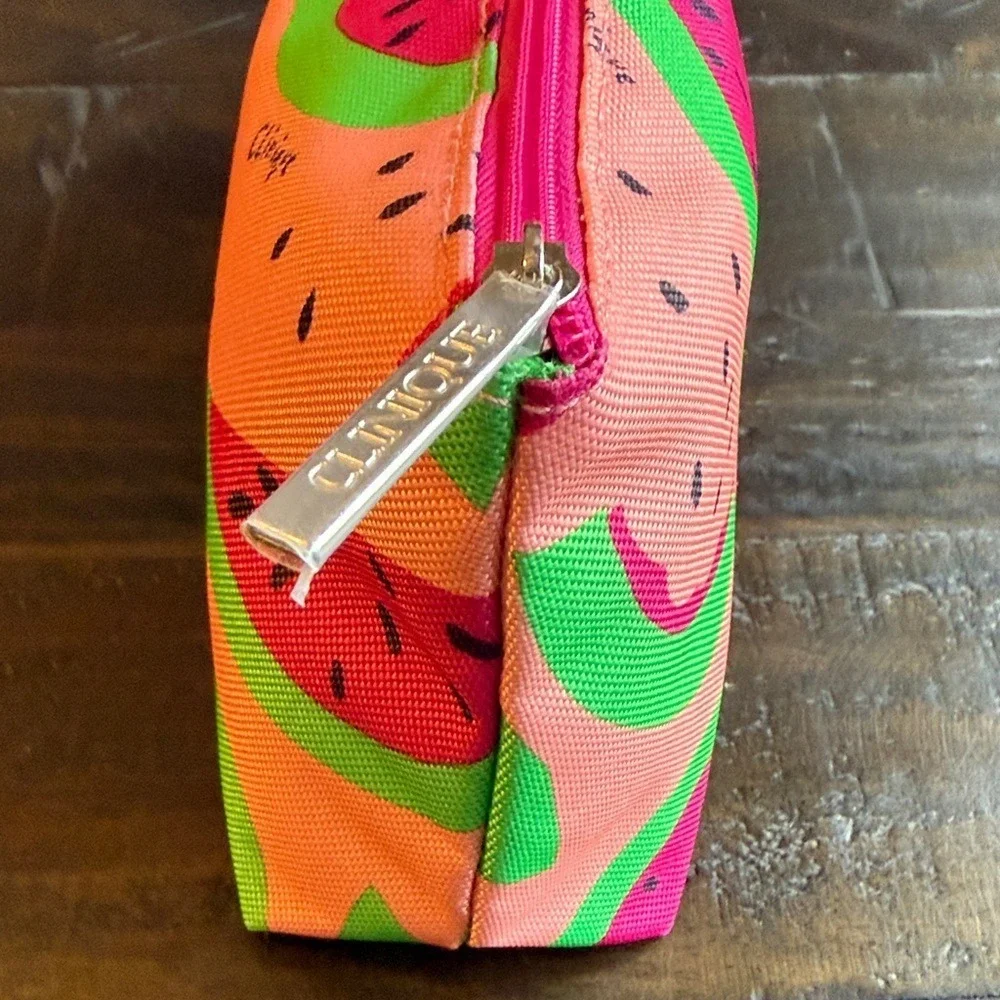 Clinique x Donald Robertson Watermelon Cosmetic Pouch